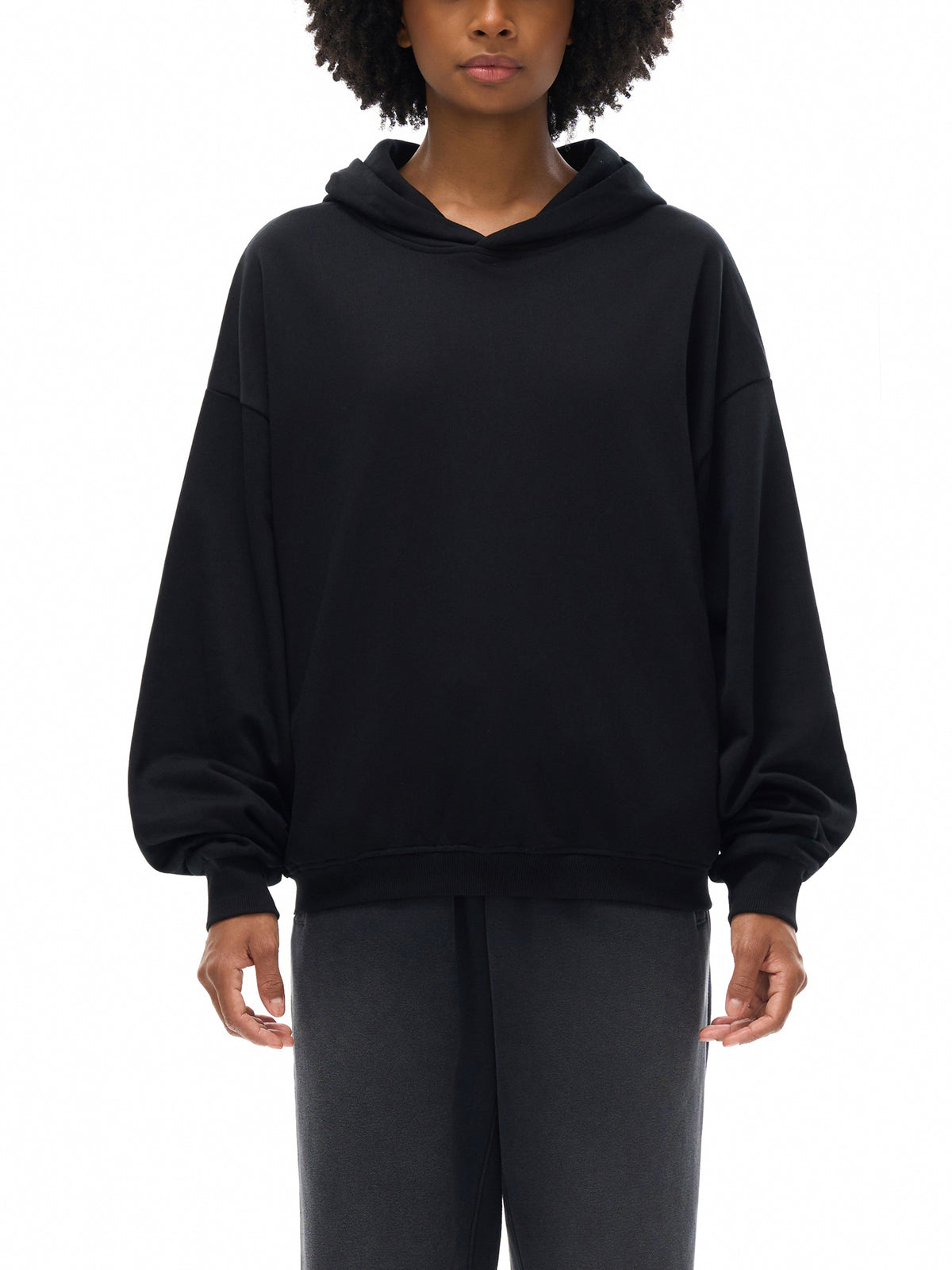 Unisex 100% Cotton Cropped Hoodie | LE SALON NOIR