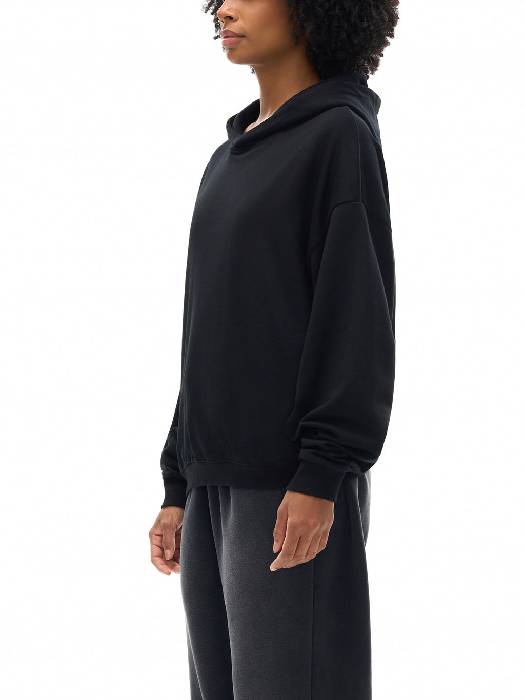 Unisex 100% Cotton Cropped Hoodie | LE SALON NOIR