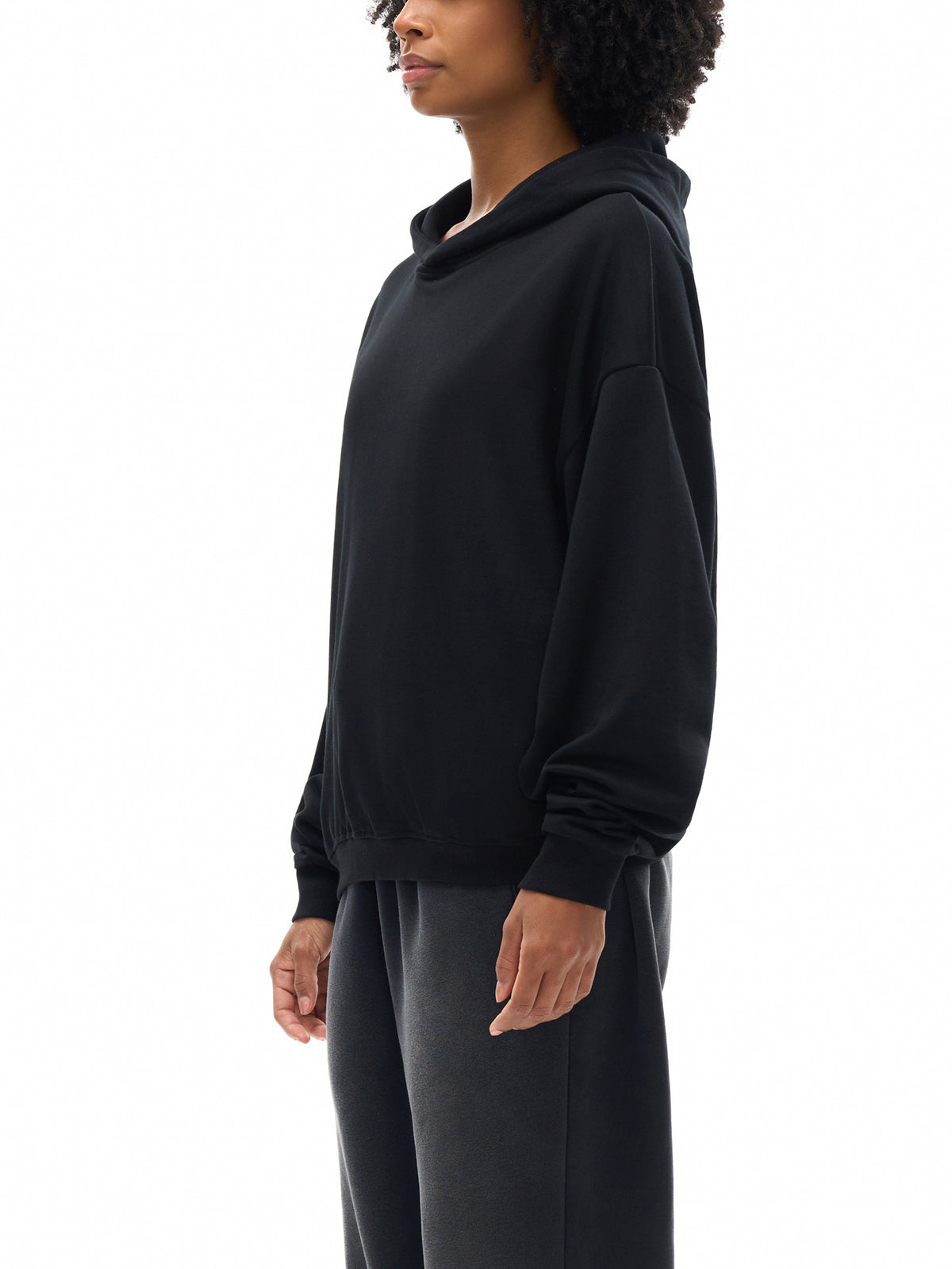 Unisex 100% Cotton Cropped Hoodie | LE SALON NOIR