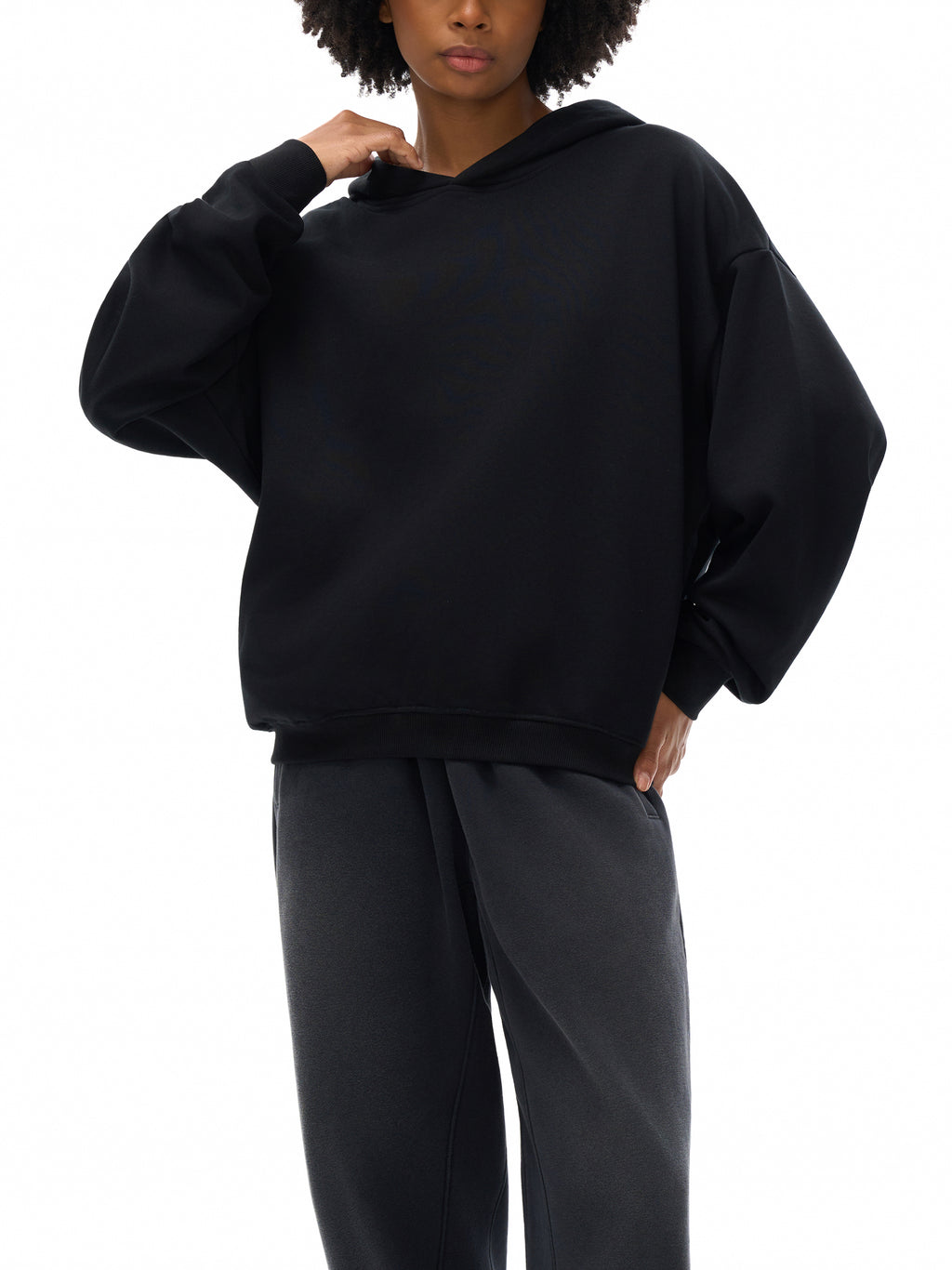 Unisex 100% Cotton Cropped Hoodie | LE SALON NOIR
