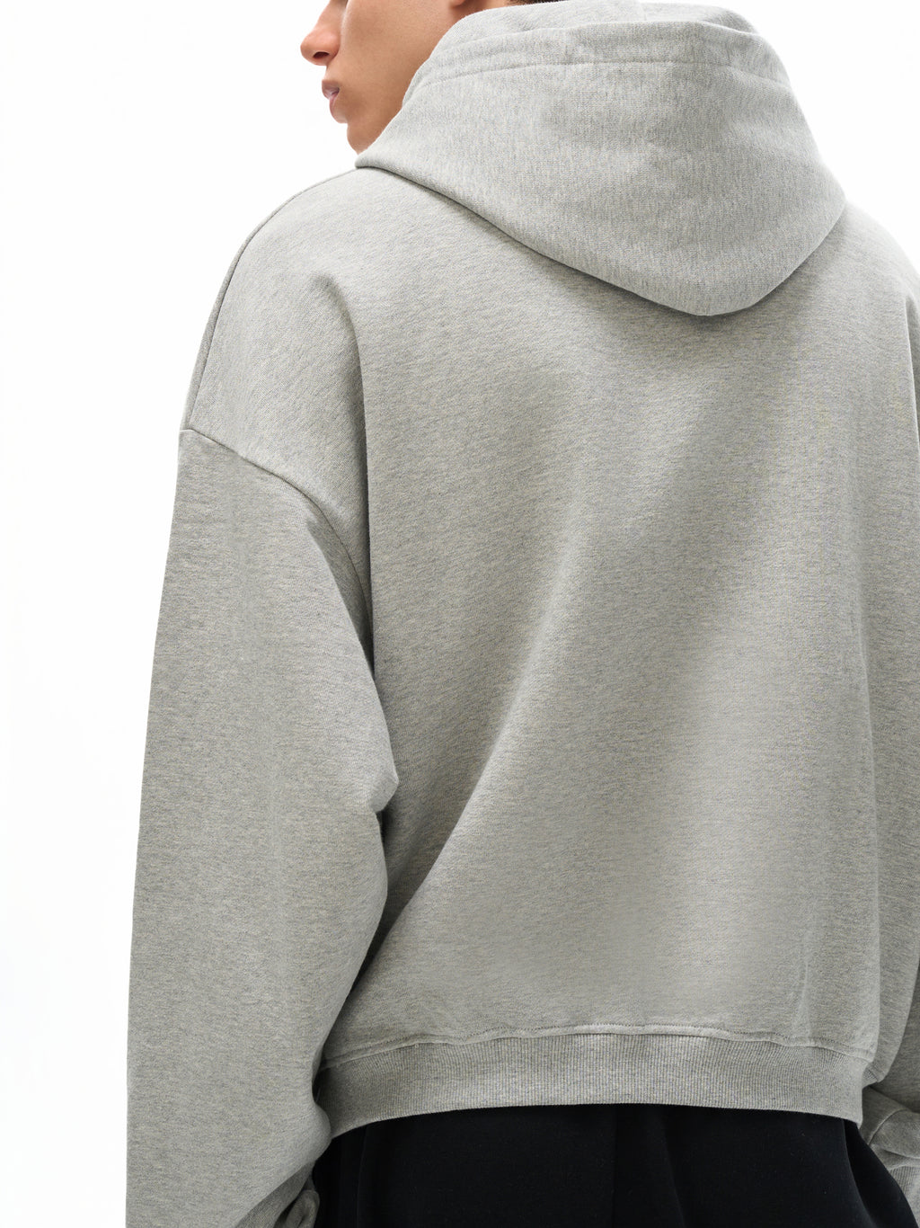 Unisex 100% Cotton Cropped Hoodie | LE SALON NOIR