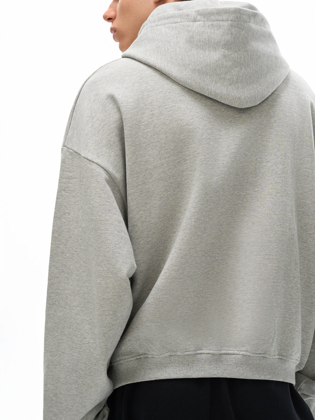 Unisex 100% Cotton Cropped Hoodie | LE SALON NOIR