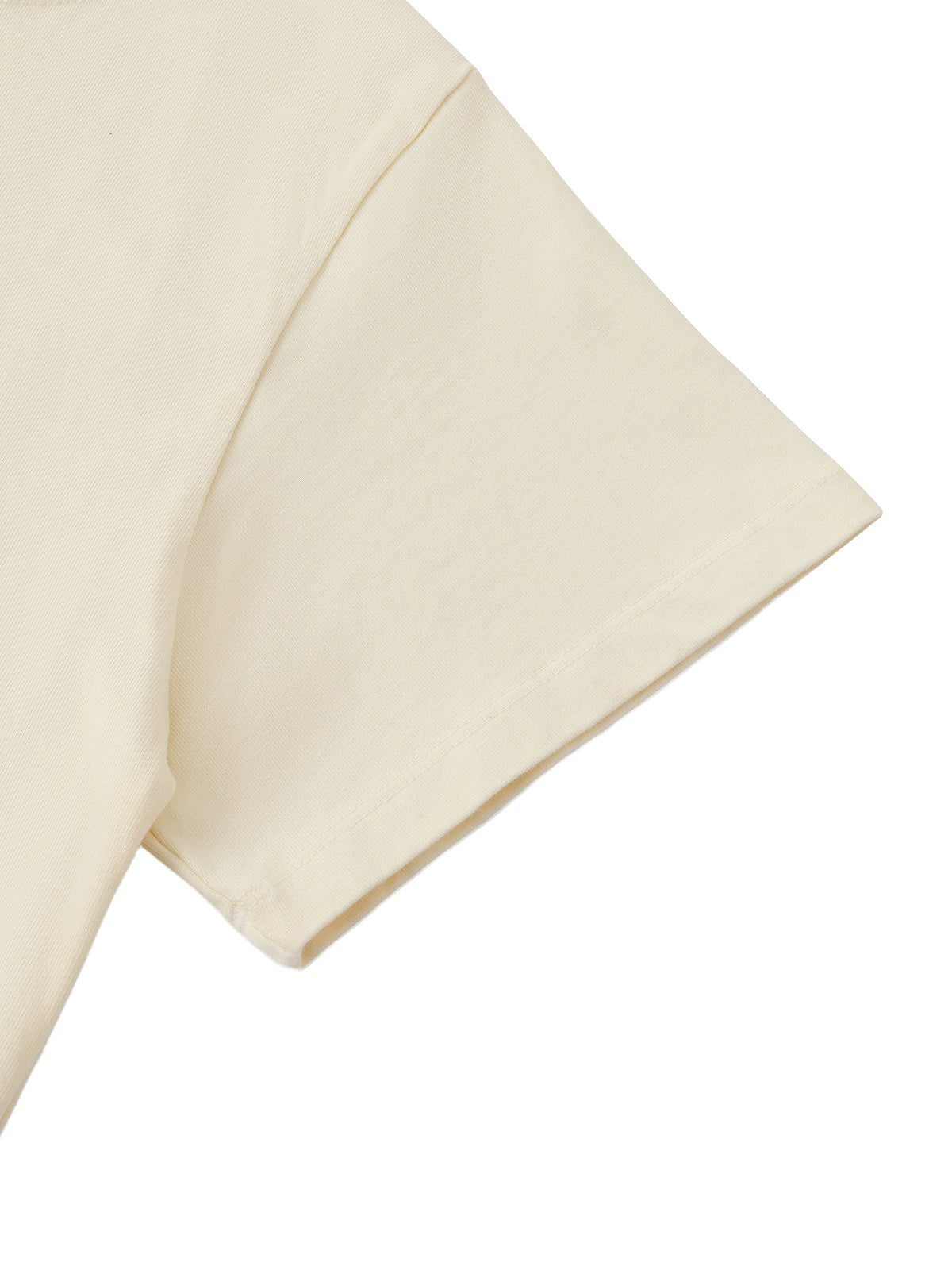 Off-Shoulder Rolled Hem 100% Cotton Crop Tee | SHE WRITES THE RULES