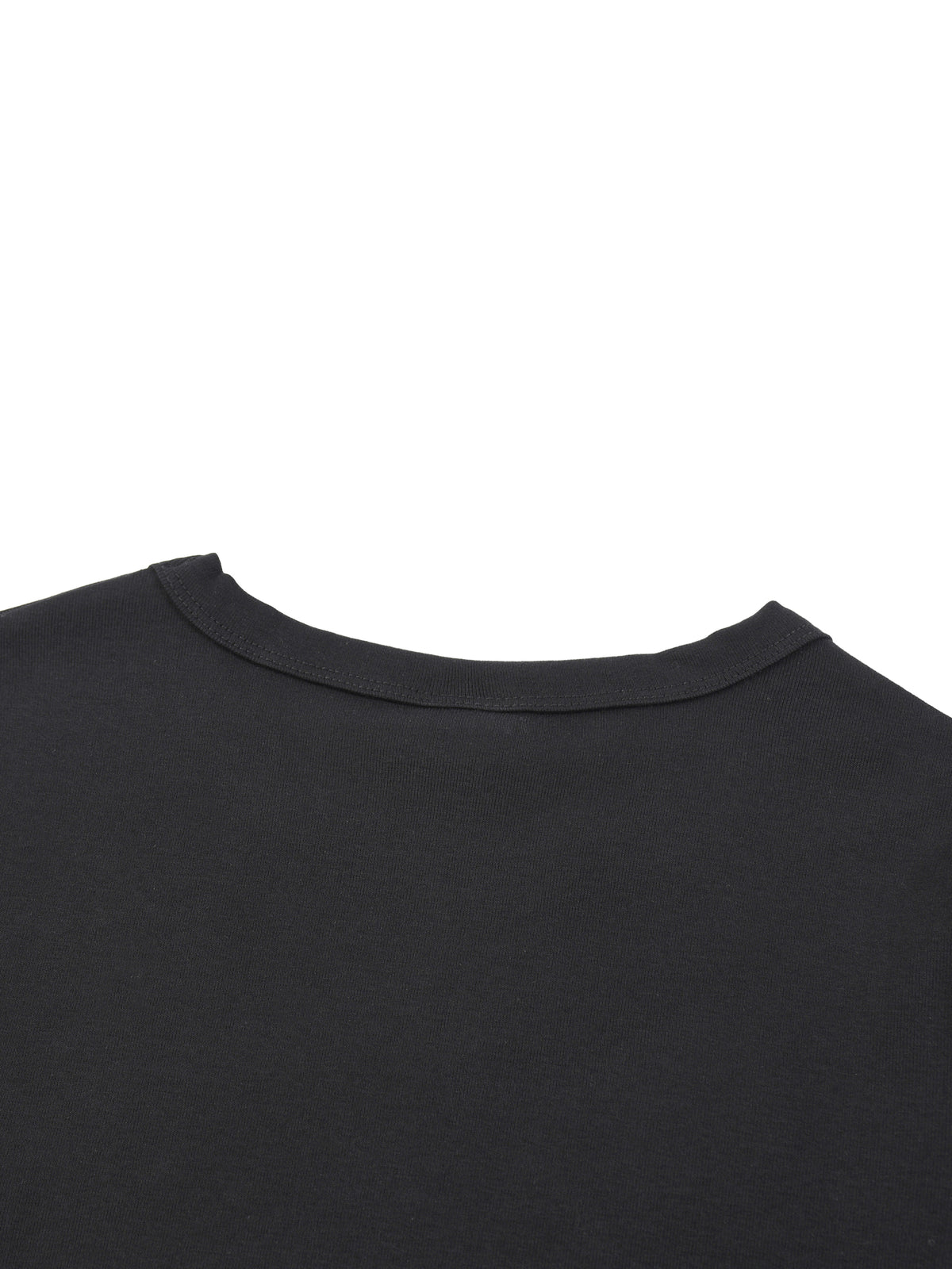 Women's Cropped Crewneck Tee | LESS SHAME MORE SEQUINS Red Logo