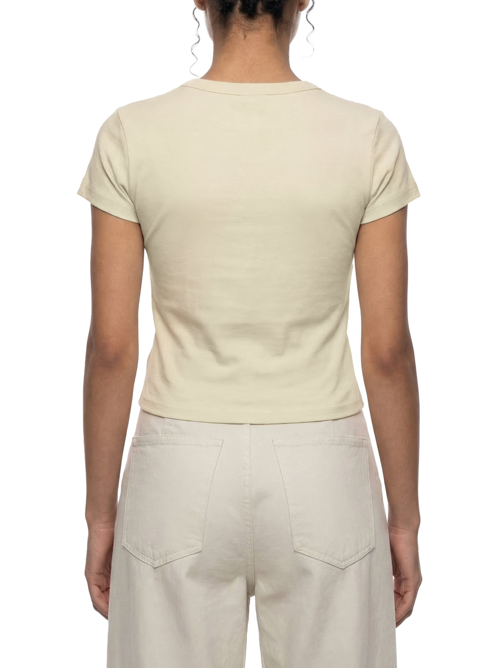Women's Cropped Crewneck Tee | BLACK DOESN'T APOLOGIZE