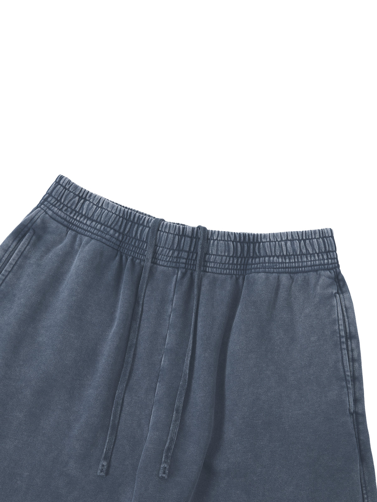 Unisex Vintage Wash Loose Sweatpants Black