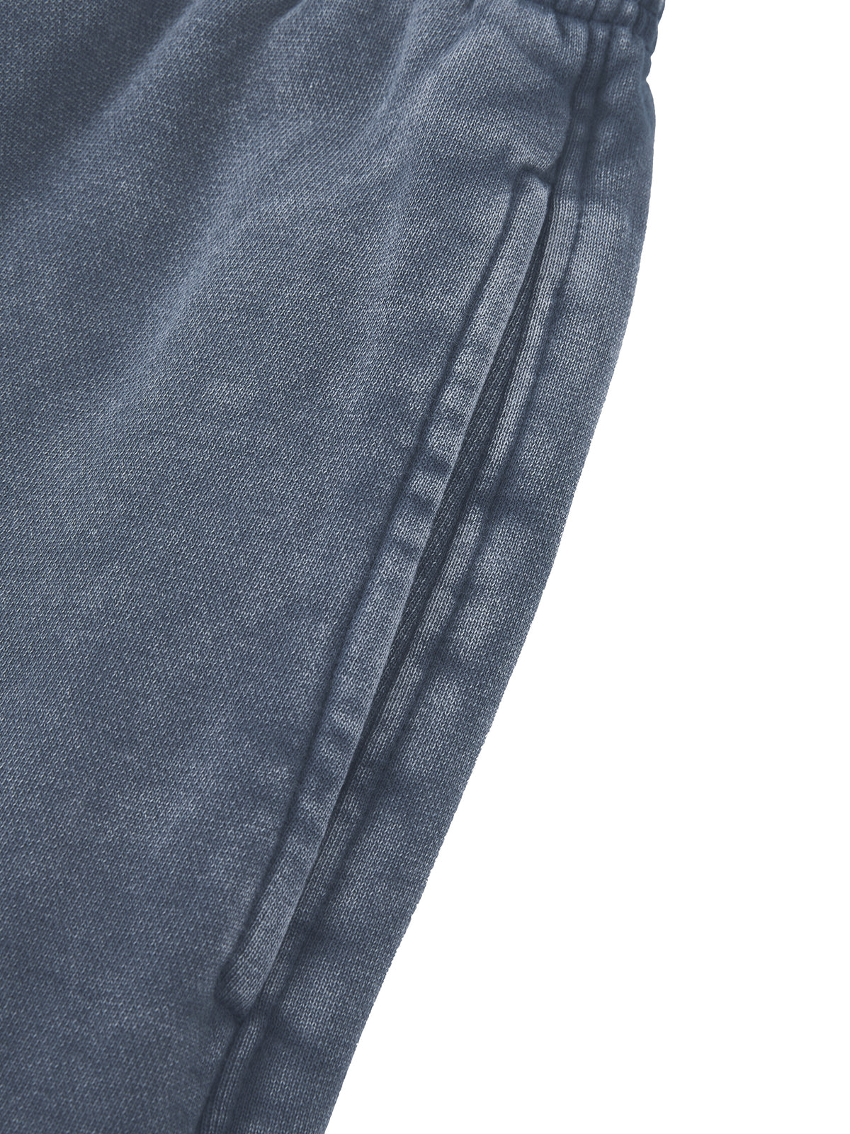 Unisex Vintage Wash Loose Sweatpants Black