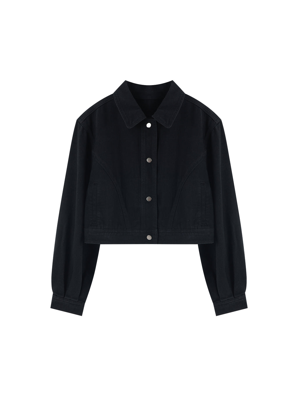Women’s Crop Denim Jacket | LES ÉTOILES NOIRES