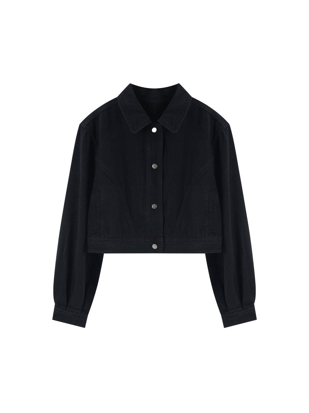 Women’s Crop Denim Jacket | LES ÉTOILES NOIRES