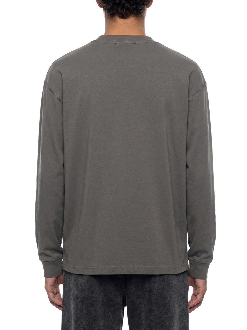 Unisex Loose Fit Long-Sleeve Crewneck Tee | BLACK DOESN'T APOLOGIZE