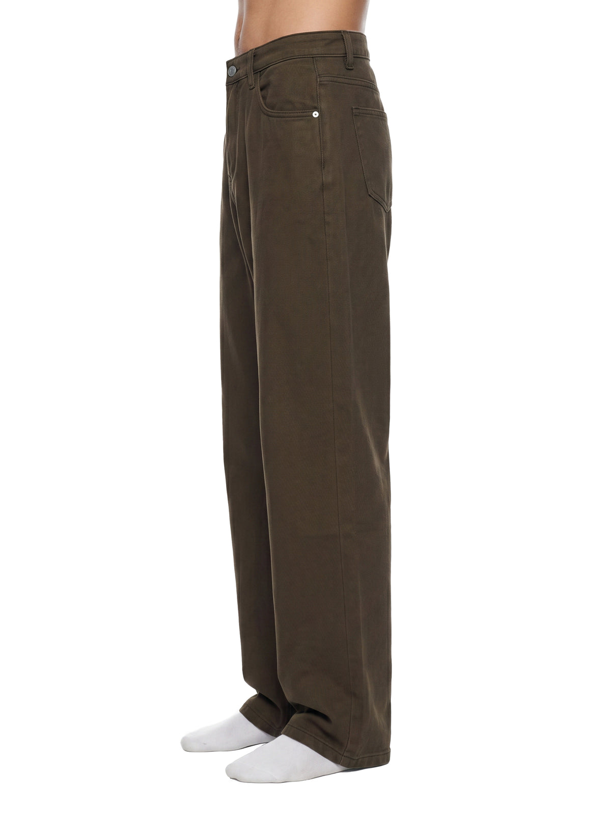 Men’s Vintage Wash 5-Pocket Straight-Leg Pants