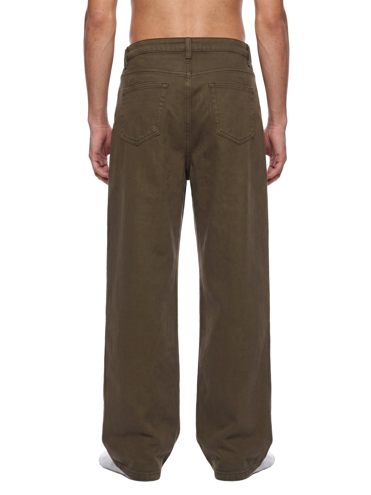Men’s Vintage Wash 5-Pocket Straight-Leg Pants