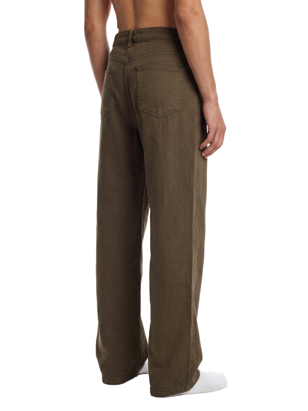 Men’s Vintage Wash 5-Pocket Straight-Leg Pants