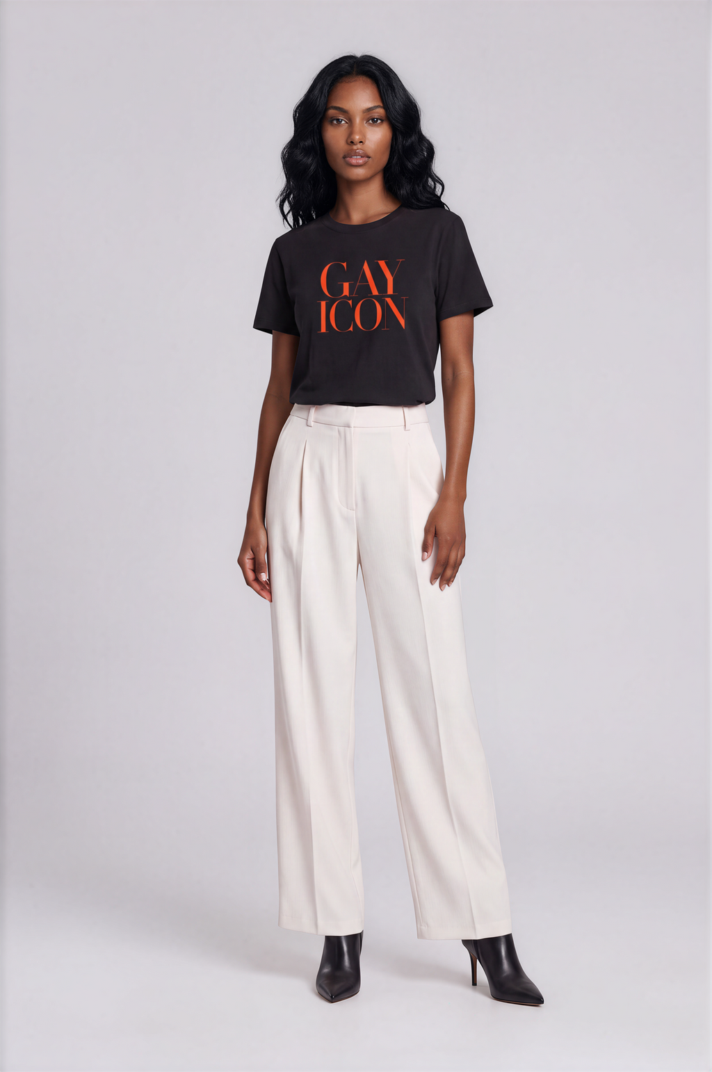 Crewneck Women's Tee Shirt | GAY ICON | GAY ICON COLLECTION
